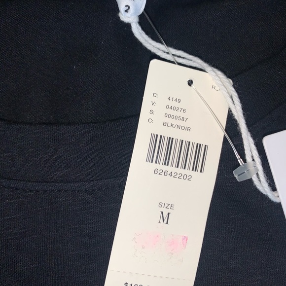 NWT Anthropologie Sundry black midi dress Medium - Picture 13 of 15